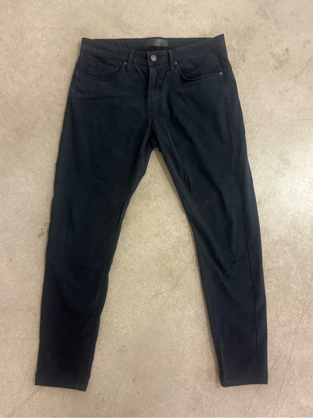 J BRAND MENS KANE DENIM STRAIGHT LEG DENIM JEANS, SIZE US 33, BLACK